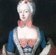 antoine pesne Portrait of Elisabeth Christine von Braunschweig-Bevern, Prussian queen oil painting on canvas
